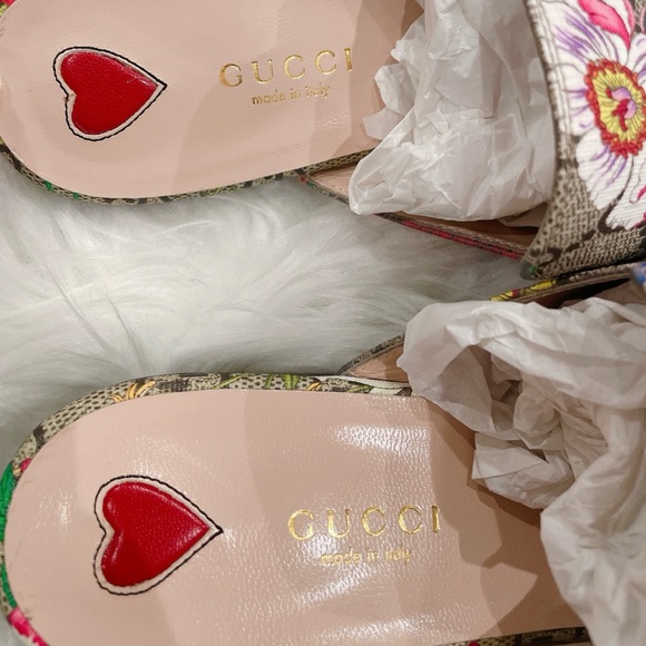 Gucci floral Princetown mules - Picture 6 of 8